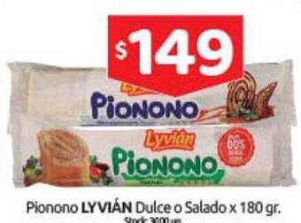 Cordiez Pionono lyvian dulce o salado oferta