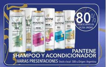 Disco Pantene shampoo y acondicionador varias presentaciones oferta