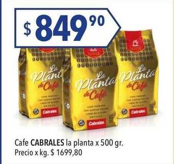 Hergo Cafe cabrales la planta oferta