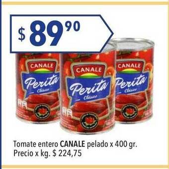 Hergo Tomate entero canale pelado oferta