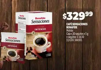 Makro Café sensaciones bonafide molido caja x 20 saquitos oferta