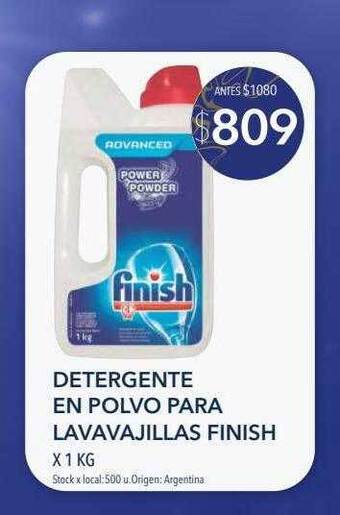 Jumbo Detergente en polvo para lavavajillas finish oferta
