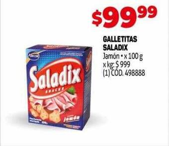 Makro Galletitas saladix oferta