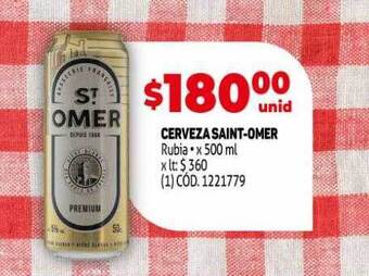 Makro Cerveza saint-omer rubia oferta