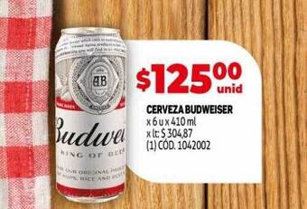 Makro Cerveza budweiser oferta