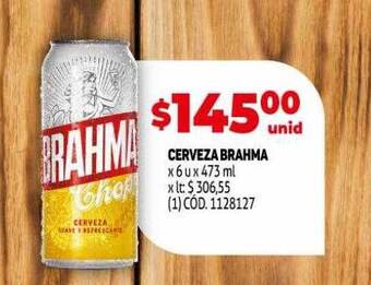Makro Cerveza brahma oferta