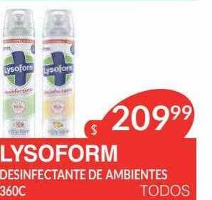 Masivos Lysoform desinfectante de ambientes oferta
