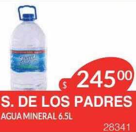 Masivos S. de los padres agua mineral oferta