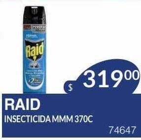 Masivos Raid insecticida mmm oferta