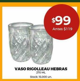 Super MAMI Vaso rigolleau hebras oferta
