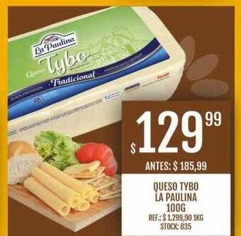 Supermercados Todo Queso tybo la paulina oferta