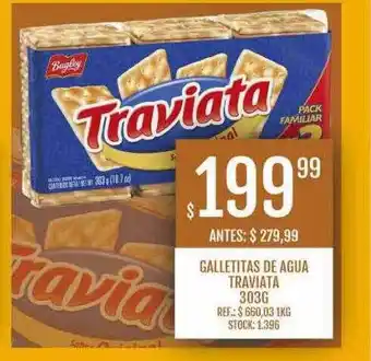 Supermercados Todo Galletitas de agua traviata oferta