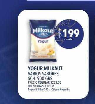 Supermercados Vea Yogur milkaut oferta