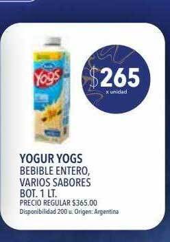 Supermercados Vea Yogur yogs oferta