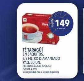 Supermercados Vea Té taragüí oferta
