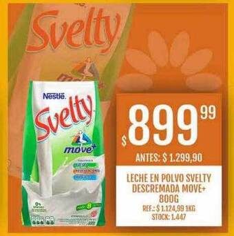 Supermercados Todo Leche en polvo svelty descremada move+ oferta