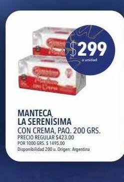 Supermercados Vea Manteca la serenísima oferta
