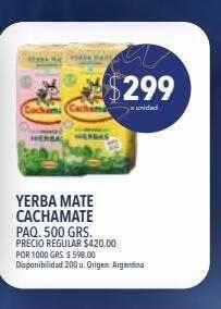 Supermercados Vea Yerba mate cachamate oferta