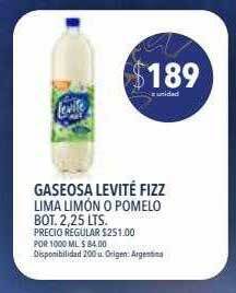 Supermercados Vea Gaseosa levité fizz oferta