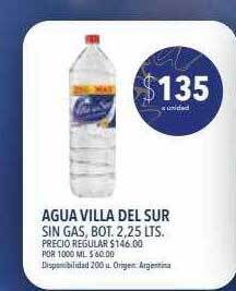 Supermercados Vea Agua villa del sur oferta