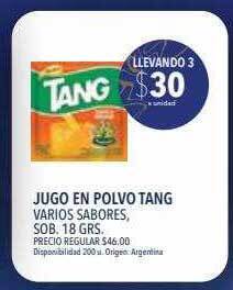 Supermercados Vea Jugo en polvo tang oferta