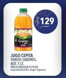 Supermercados Vea Jugo cepita oferta