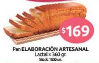 Cordiez Pan elaboración artesanal lactal oferta