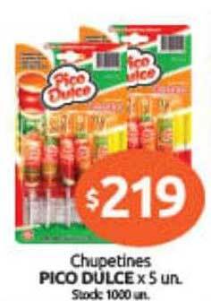 Cordiez Chupetines pico dulce oferta