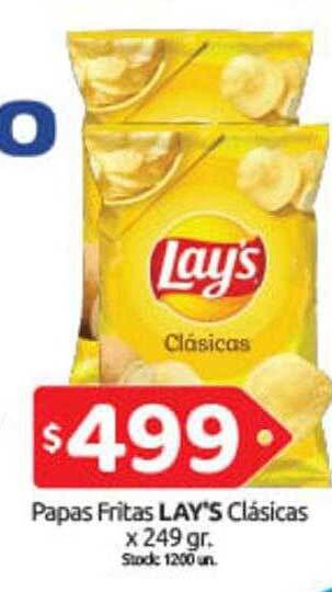 Cordiez Papas fritas lay's clásicas oferta