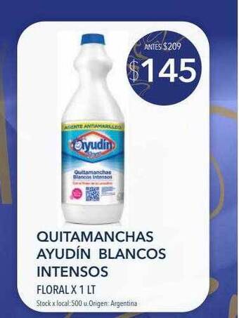 Disco Quitamanchas ayudín blancos intensos floral oferta
