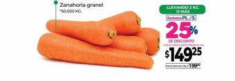 La Anonima Zanahoria granel oferta