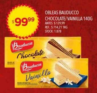 Supermercados Todo Obleas bauducco chocolate vainilla oferta