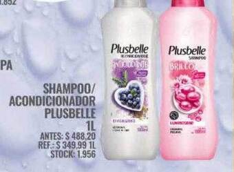 Supermercados Todo Shampoo acondicionador plusbelle oferta