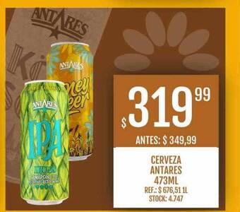 Supermercados Todo Cerveza antares oferta
