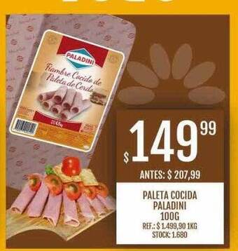 Supermercados Todo Paleta cocida paladini oferta