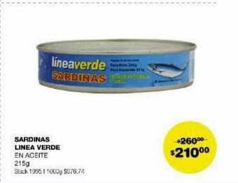 Atomo Conviene Sardinas linea verde en aceite oferta