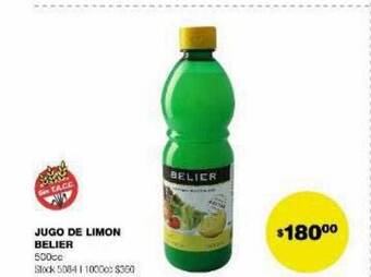 Atomo Conviene Jugo de limon belier oferta