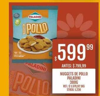 Supermercados Todo Nuggets de pollo paladini oferta