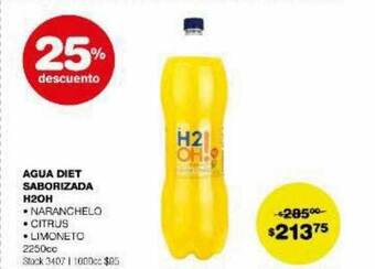 Atomo Conviene Agua diet saborizada h20h oferta