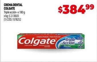 Makro Crema dental colgate triple acción oferta