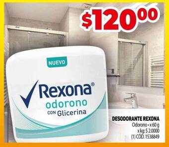 Makro Desodorante rexona odorono oferta