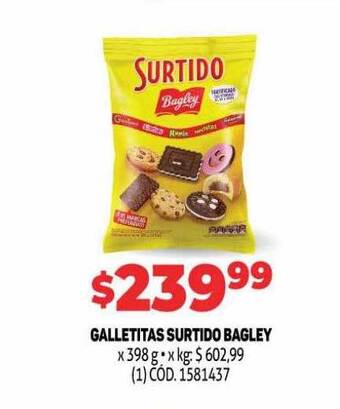 Makro Galletitas surtido bagley oferta