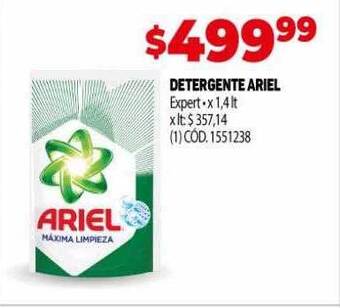 Makro Detergente ariel oferta