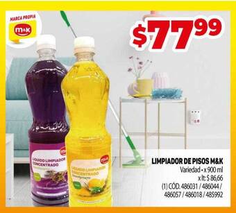 Makro Limpiador de pisos m&k oferta