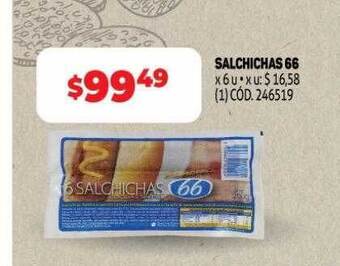 Makro Salchichas 66 oferta
