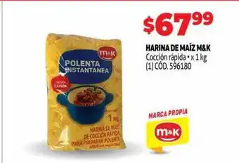 Makro Harina de maíz m&k cocción rápida oferta