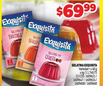 Makro Gelatina exquisita oferta