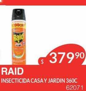 Masivos Raid insecticida casa y jardin oferta
