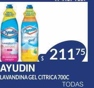 Masivos Ayudin lavandina gel citrica oferta