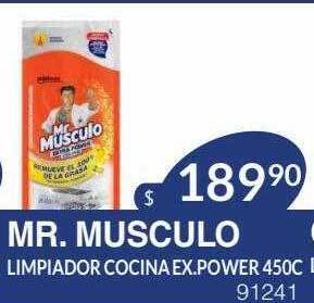 Masivos Mr. musculo limpiador cocina ex. power oferta